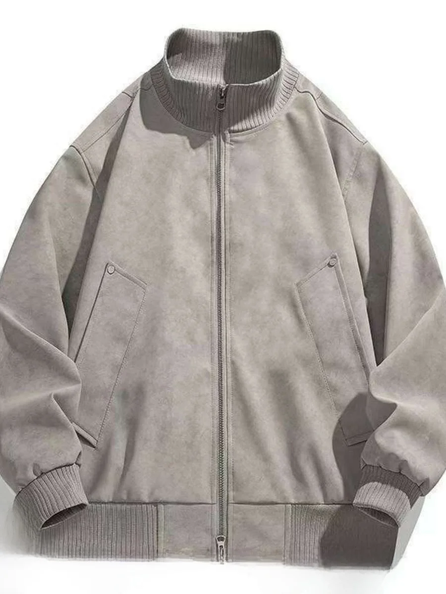 

Свободное мужское джинто, весна-осень, модное повседневное пальто в Корейском стиле Harajuku Sle, хлопковое длина