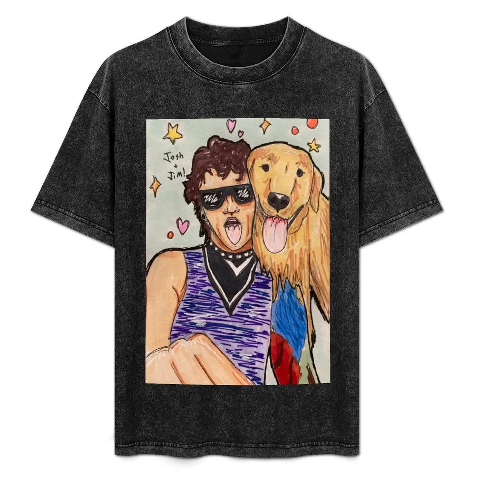 

Josh Dun - Jim! T-Shirt Basic Solid Color Casual Tee Shirt