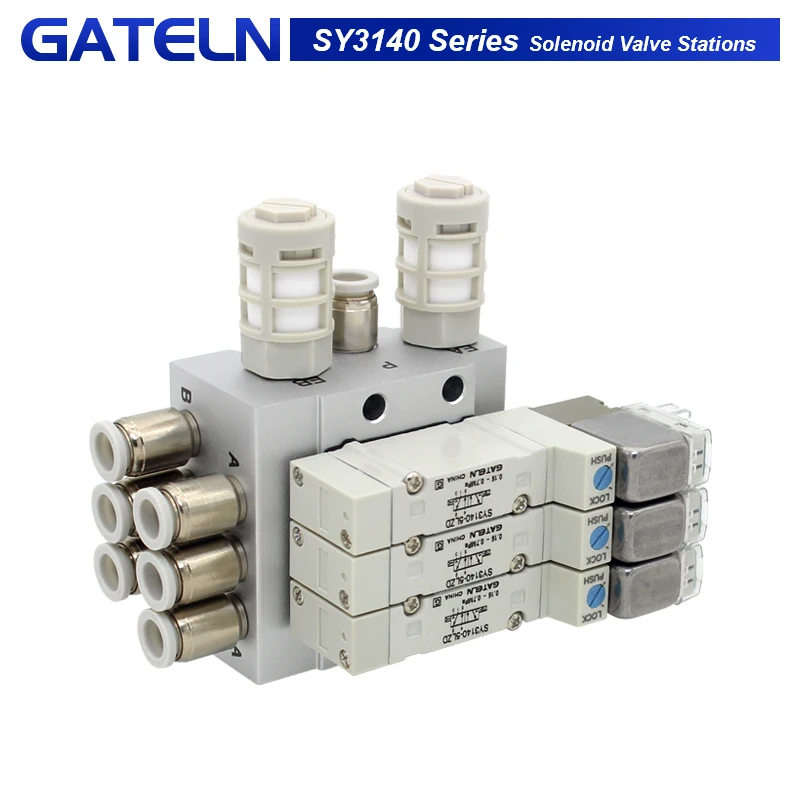 

SY3140 Комбинация электромагнитных клапанов Одиночный регулирующий клапан цилиндра с электронным управлением SY3140-5LZD SY3140-6LZD