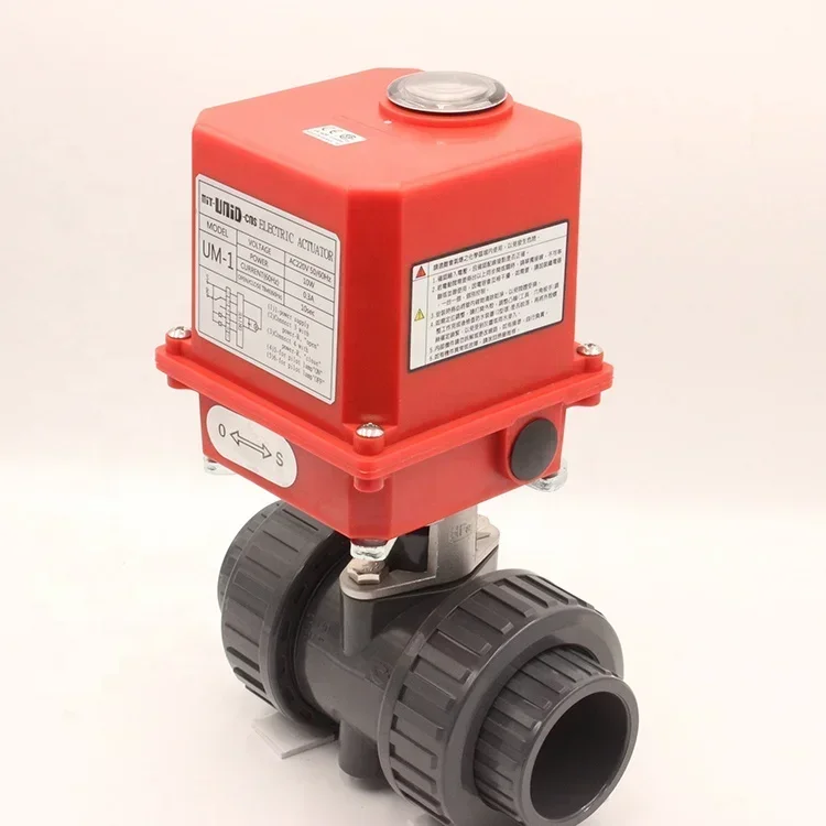 Electric Ball Valve plastic upvc 2 inch 4 inch 2-3 way 110v 120V AC Motorized Ball Valve for water pipe motor valve