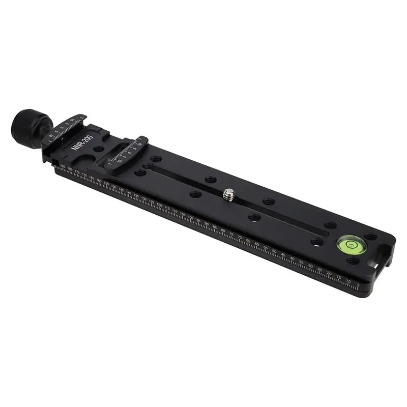 A55T Nodal Slide Camera Rail 200Mm Quick Release Plate Clamp Macro Mounting For Garmin Xero C1 DSLR Tripod Monopod Ball Heads