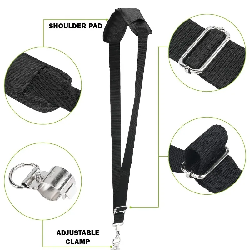 Lawn Mower Side-mounted Thickened Shoulder Strap Adjustable Fixed Strap Garden Lawn Mower