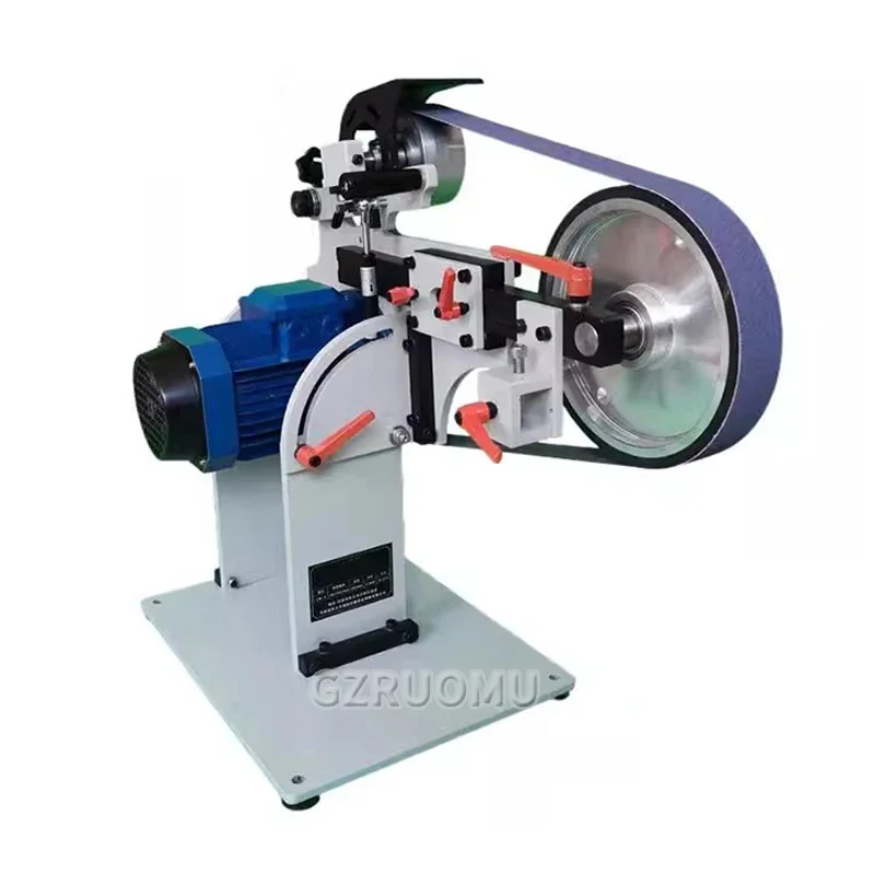 Belt Grinder Sander Dual Purpose Variable Speed Polisher 1500W 220-380V Polishing Grinding Machine for Metalworking Knife Making