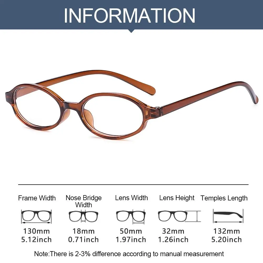 INS Style Japan Spicy Girl Glasses Frame Small Oval Frame Decorative Computer Glasses No Makeup Plain Glasses for Women