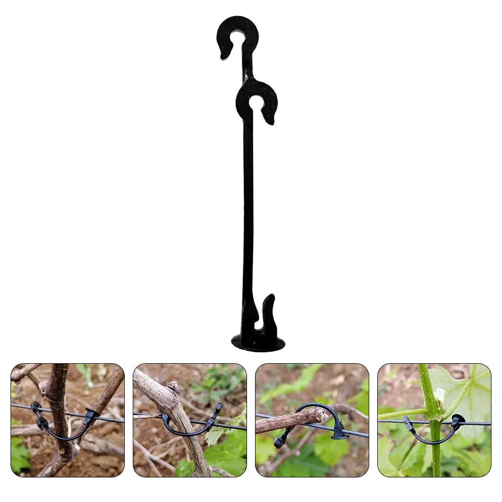 مشبك من البلاستيك لوازم الحدائق مشبك دعم الجذع لمشابك دعم الطماطم الكرمة العنب مقاطع ثني البطيخ