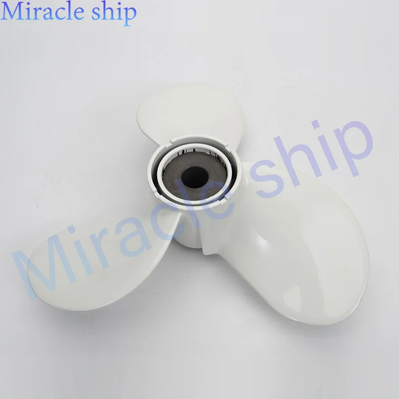 676-45945-62-EL ใบพัด 11 3/4X10 สำหรับยามาฮ่าเรือมอเตอร์ 40HP อลูมิเนียม 3 ใบมีดพินไดรฟ์สปลายน์ RH 676-45945-62 676-45945