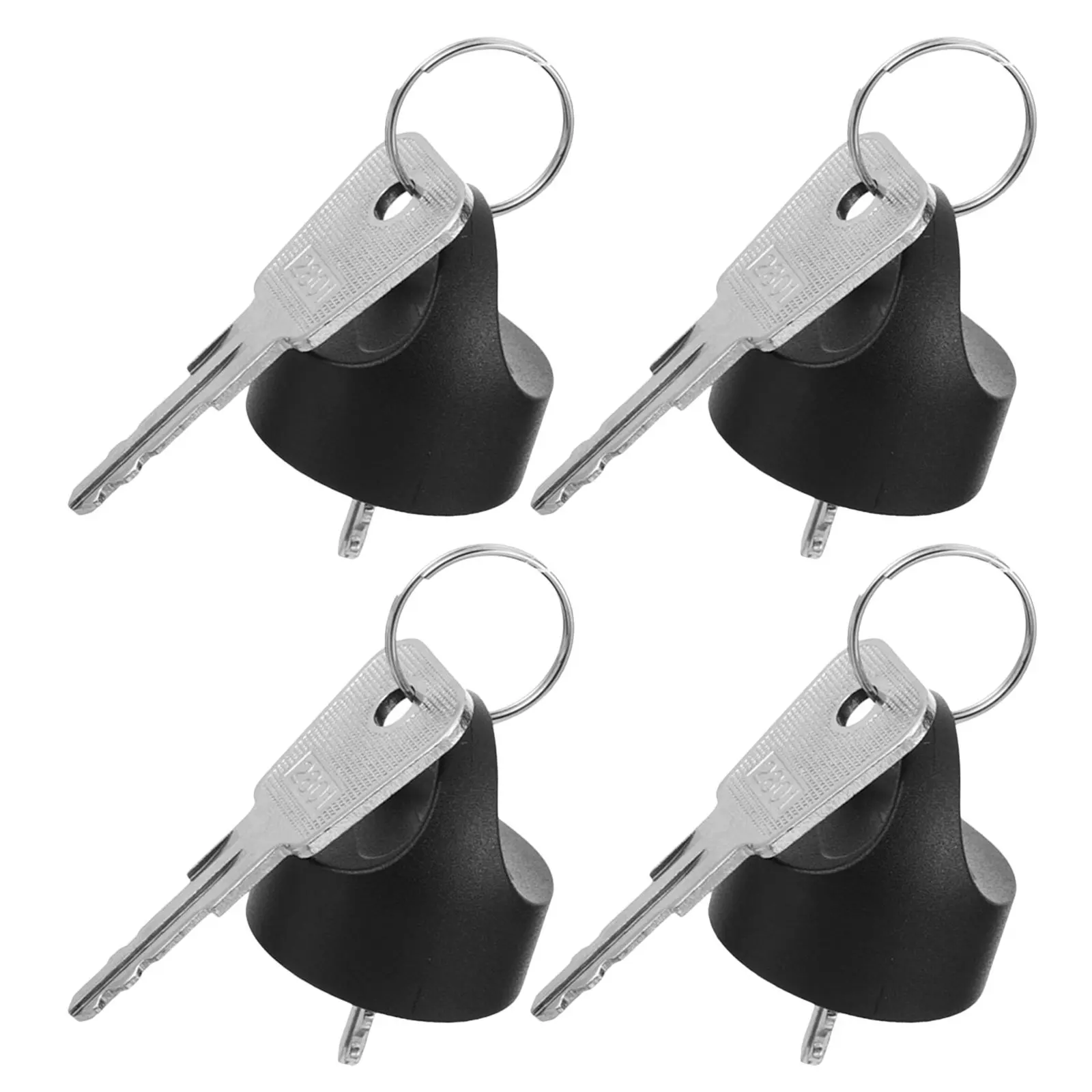 

4Sets Scooter Keys Replacement for Mobility Scooter Electric Wheelchair Ignition Compact Mini Key Stylish Hat Shape Ergonomic