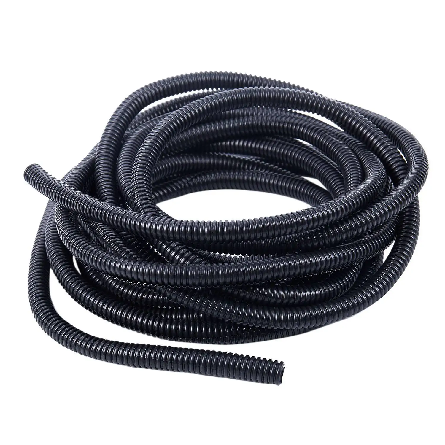 

20 Ft Split Wire Loom Conduit Polyethylene Tubing Black Color Sleeve Tube 10mminnerdiameter