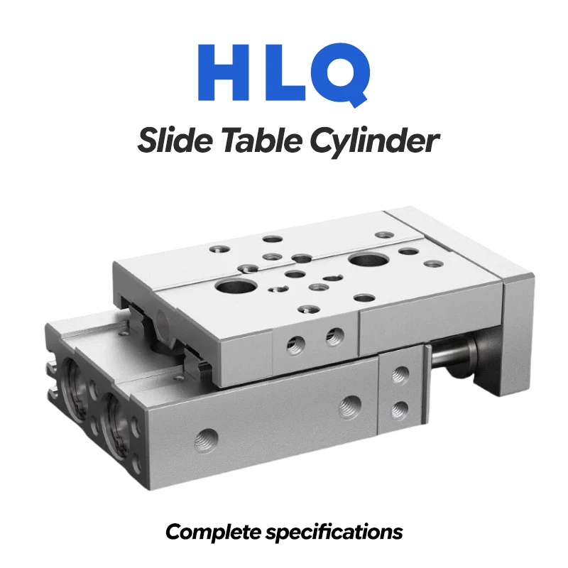 hlqシリーズ-ガイドレール付きスライドシリンダ-airtacタイプ-hlq16-hlq20-hlq25-10-25-30-40-50-75-100-125-150