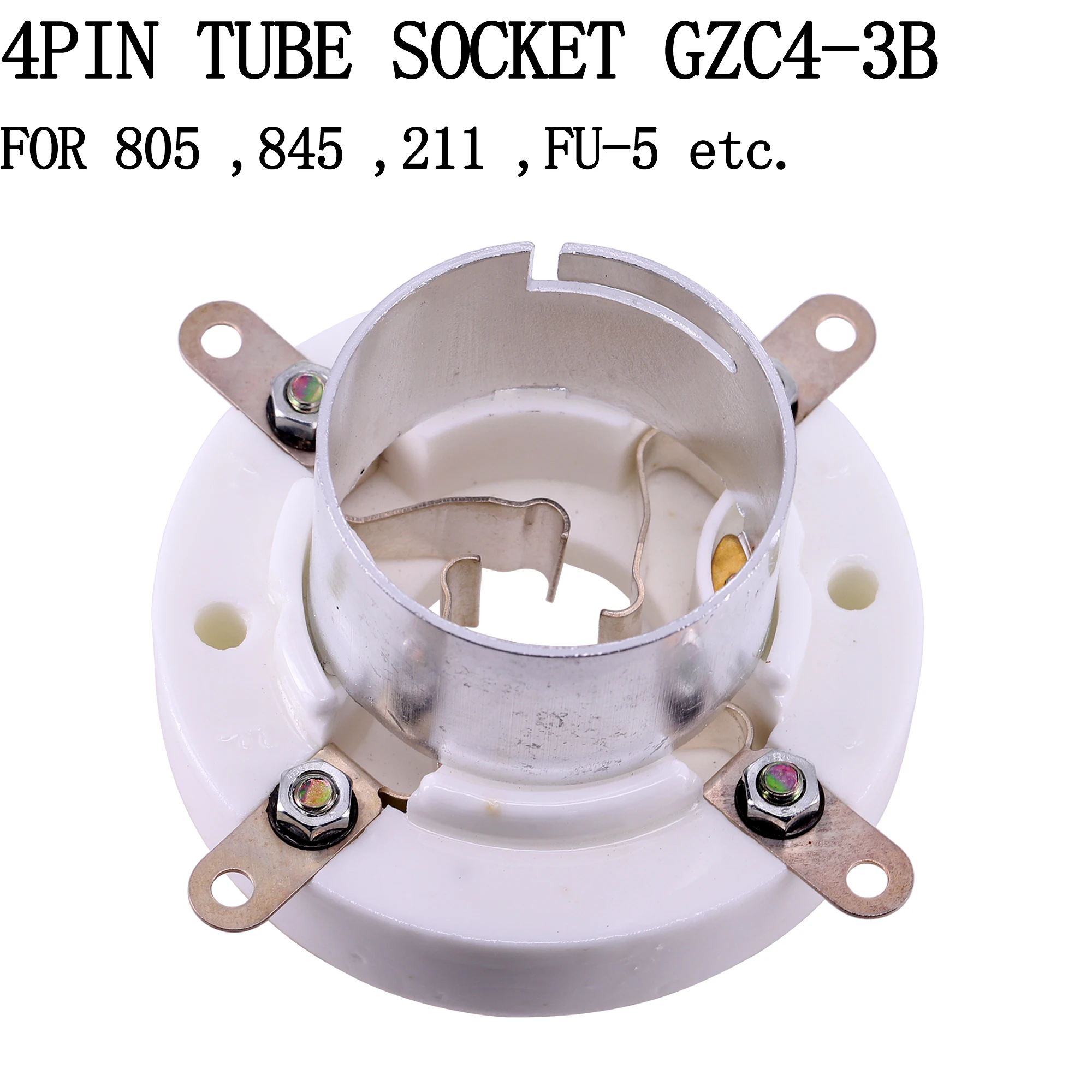 1 шт. Джамбо байонет 4-контактный керамический трубчатый разъем для фотолампы 805 845 211 GL211 810 трубчатый усилитель HIFI Audio DIY