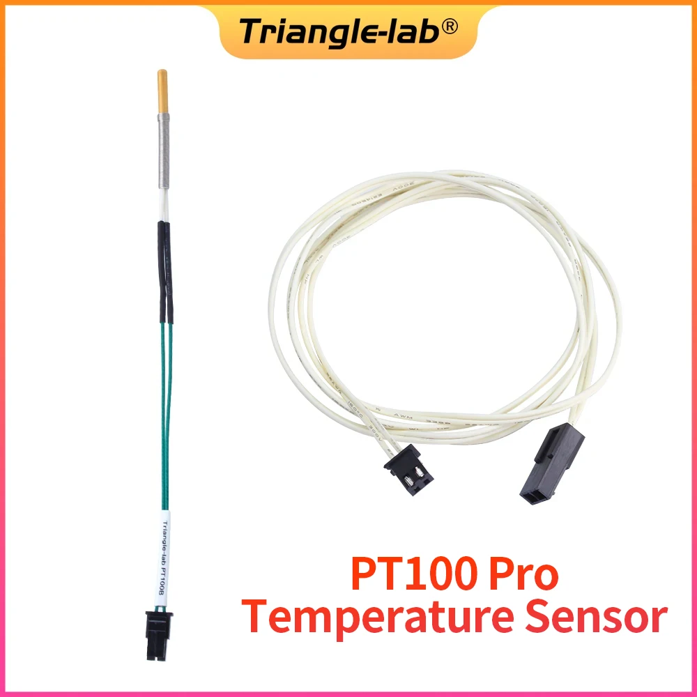 Trianglelab Enhanced Edition PT100 PRO Temperature Sensor for high temperature for V6 HOTEND Heat block 3D Printer