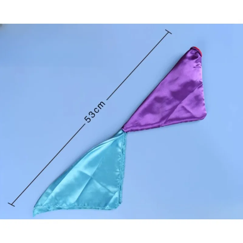 Instant vierkleurige zijdeverandering – goocheltruc sjaal, eenvoudig en effectief close-up en podium rekwisiet goocheltrucs beginners goochelaar