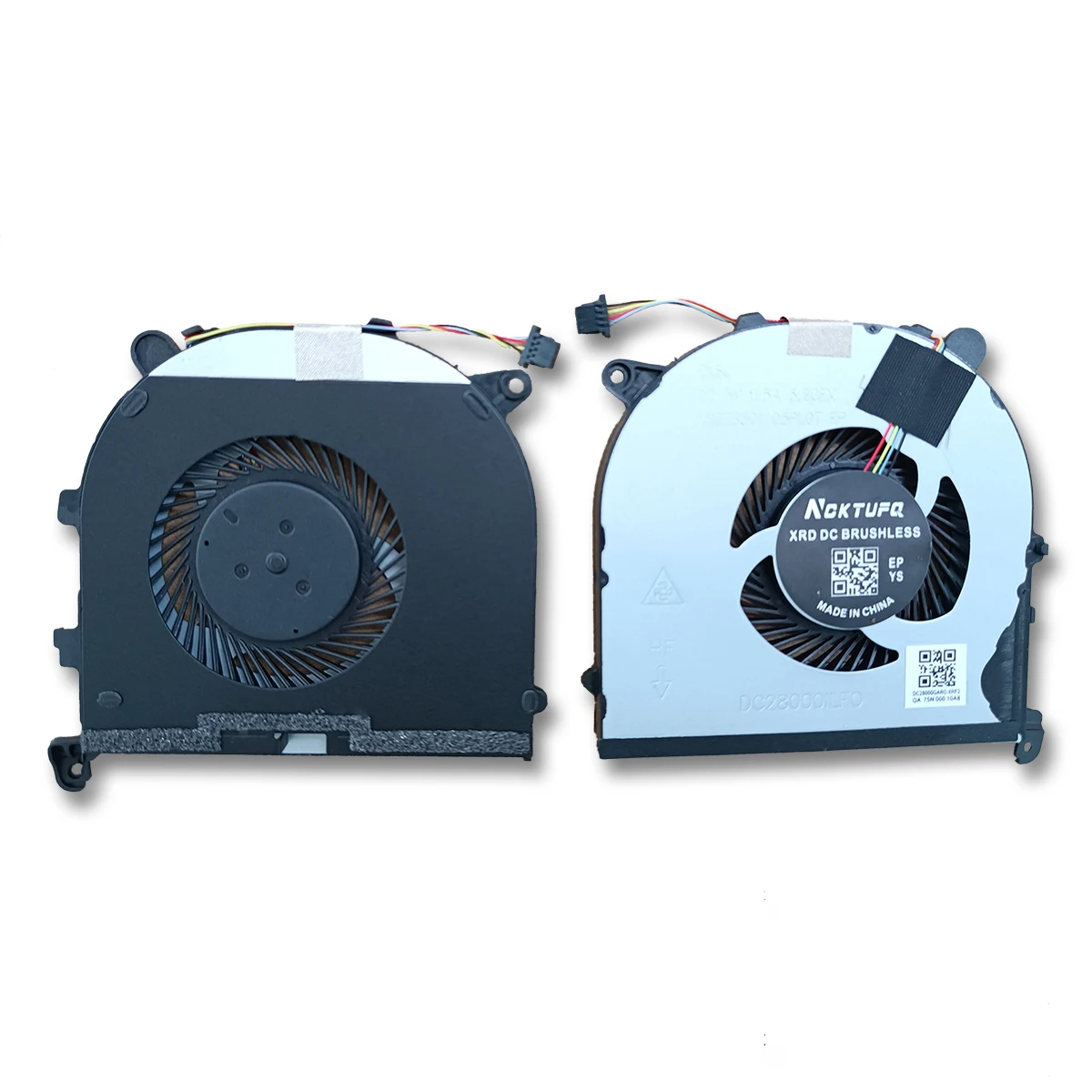 1 Pair CPU GPU Cooling Fan For Dell XPS 15 9560 Precision 5520 M5520 New Replacement Laptop Cooler Radiator Heat Sink