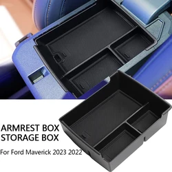 Center Console Tray For 2022 2023 2024 Ford Maverick Accessories XL XLT Lariat Pickup Truck Organizer Armrest Box Coin Container