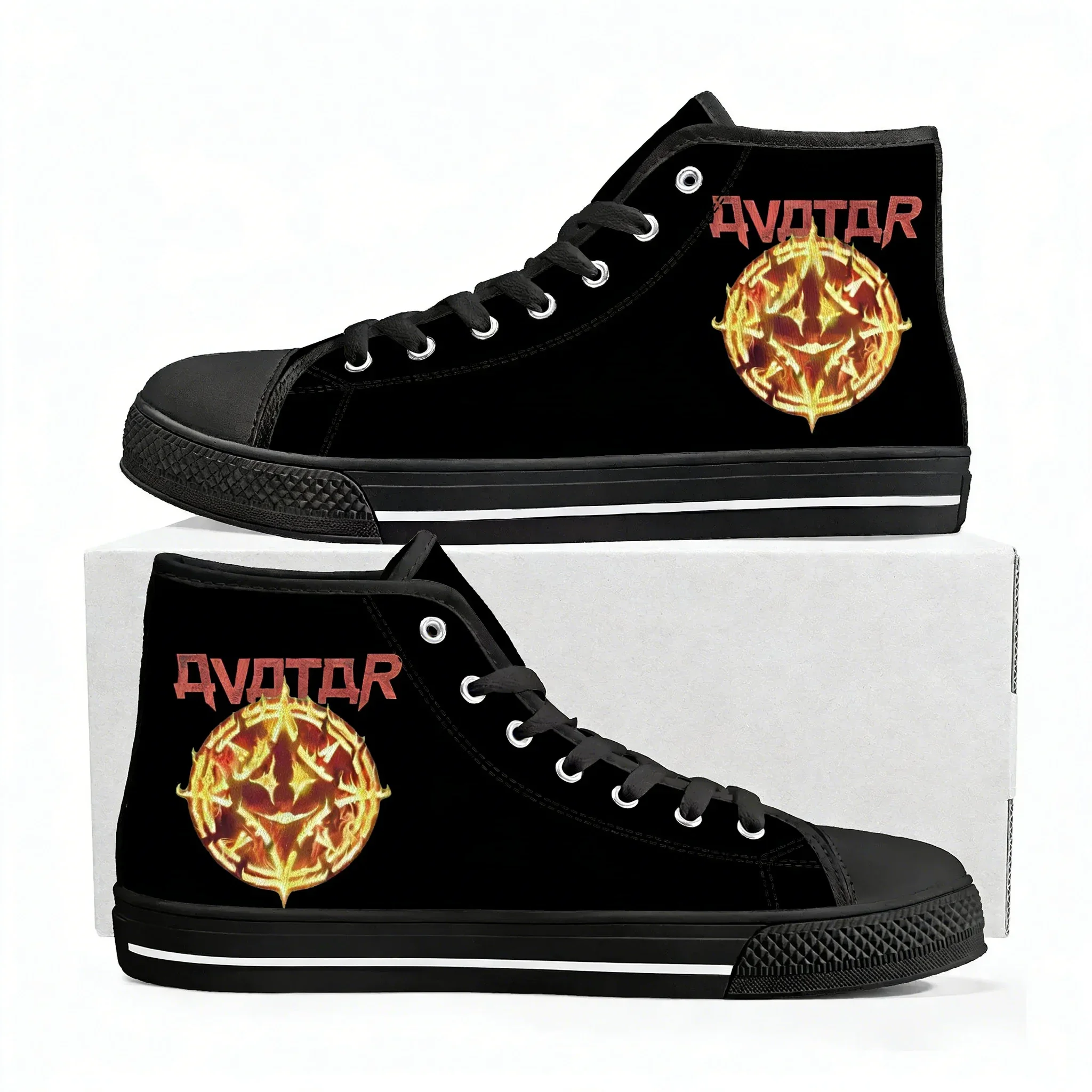 

Кроссовки Avatar Rock Band High Top: высококачественные легкие кеды из канваса для мужчин и женщин, повседневные, для походов, с возможностью индивидуального дизайна