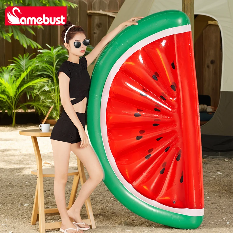 

Надувной плавающий ряд для воды Camebust, надувной плавающий воздушный длин для бассейна на открытом воздухе, большие поплавки для воздушного бассейна с арбузом