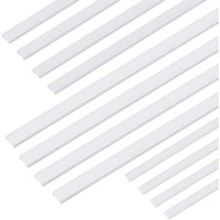 75Pcs 3 Sizes ABS Plastic Bars Model Tubes for DIY Handmade Sand Table Material Model Building 25pcs/Size