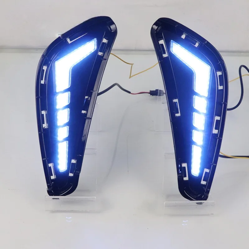 

LED DRL Daytime Running Lights Dynamic Turn Signal Lights Modified Front Fog Lights Driving Lamp For BYD Dolphin 2021 2022
