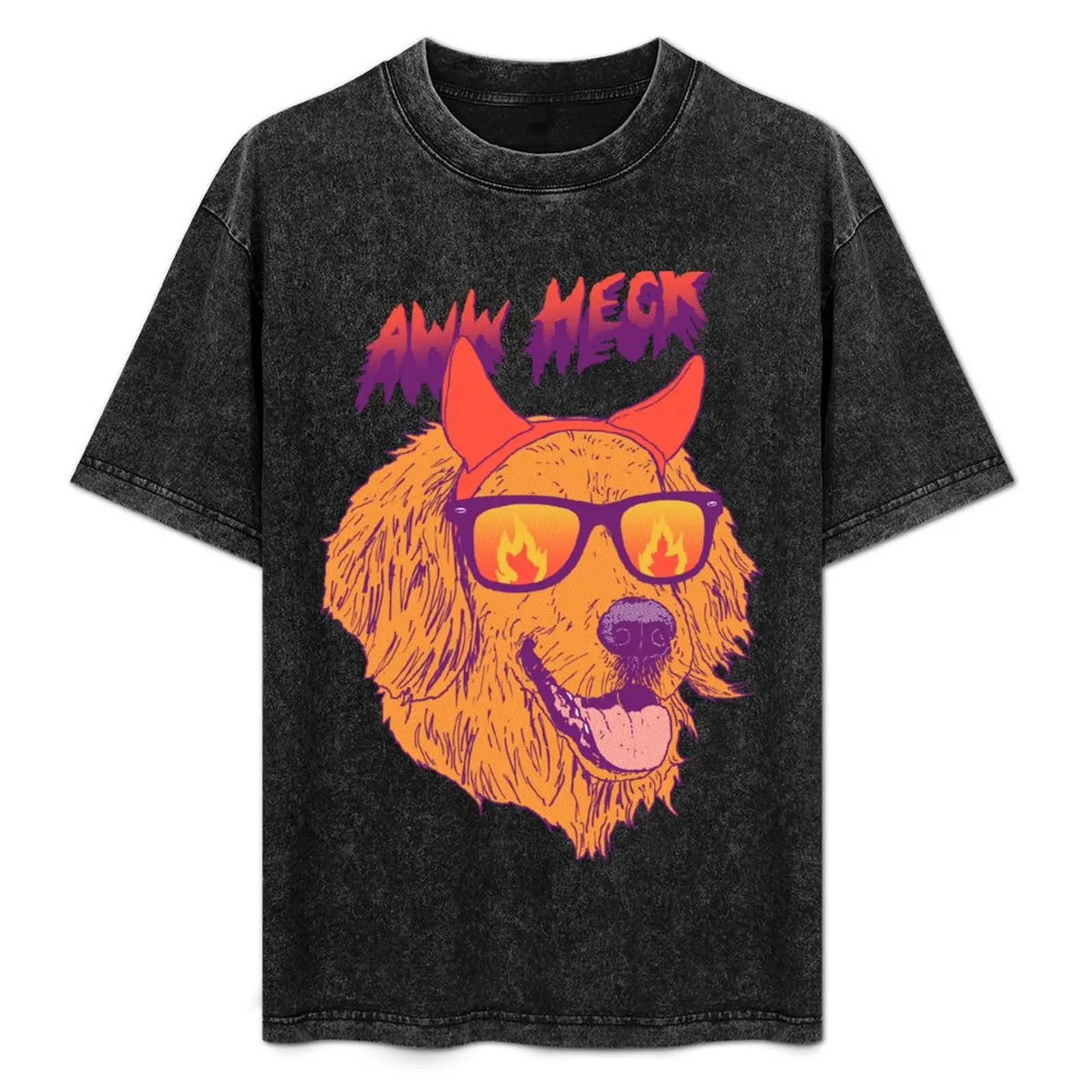 

Aww Heck T-Shirt plus size clothes new edition sublime vintage mens t shirts casual stylish