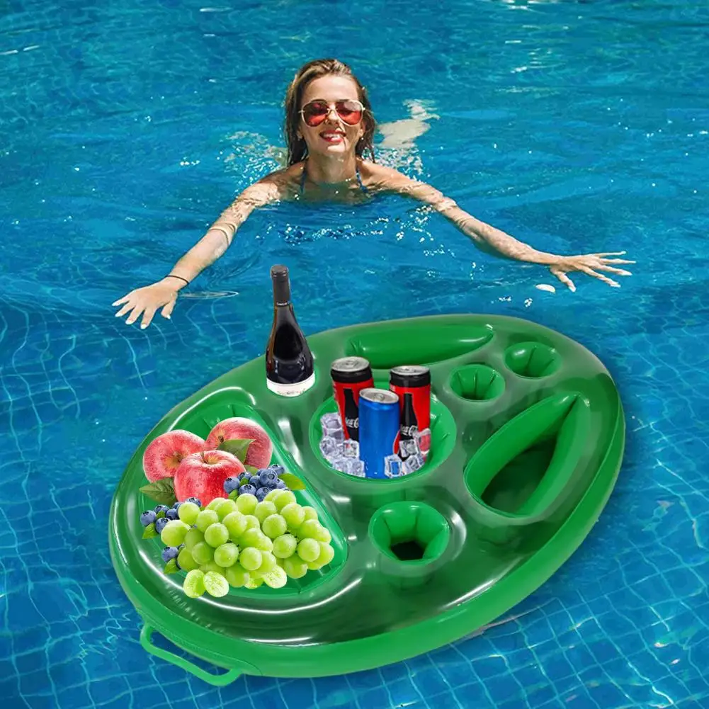 PVC Inflatable Pool Beach Swimming Play Family Party Float Beer Drink Tray Cooler Swimming Pool Summer Sea Bucket Cup Holder