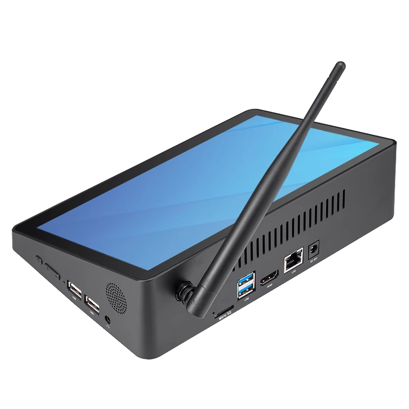

Компьютер ouch Box 10 дюймов, промышленный дисплей, компьютер 4 Гб + 64 ГБ, настольный компьютер для самостоятельного обслуживания, для школьного банка, счетчик билетов.