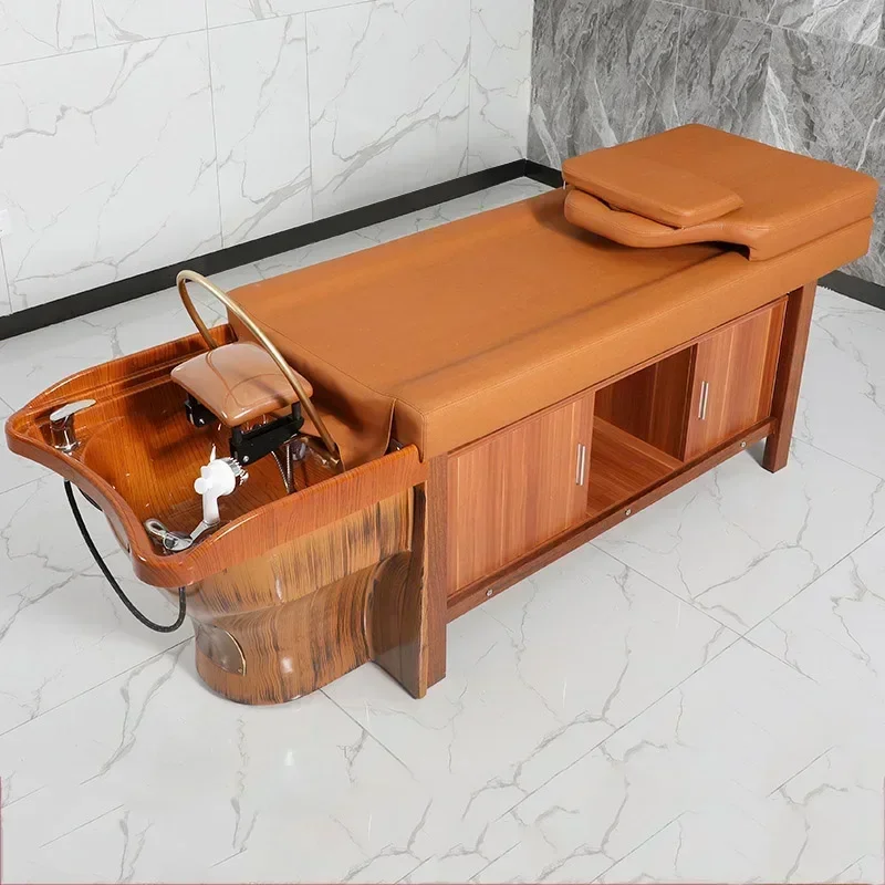 Spa Supplies for Professionals Shampoo Chairs Water Circulation Spa De Cabeza Japones Sillas Salon Equipment Furniture