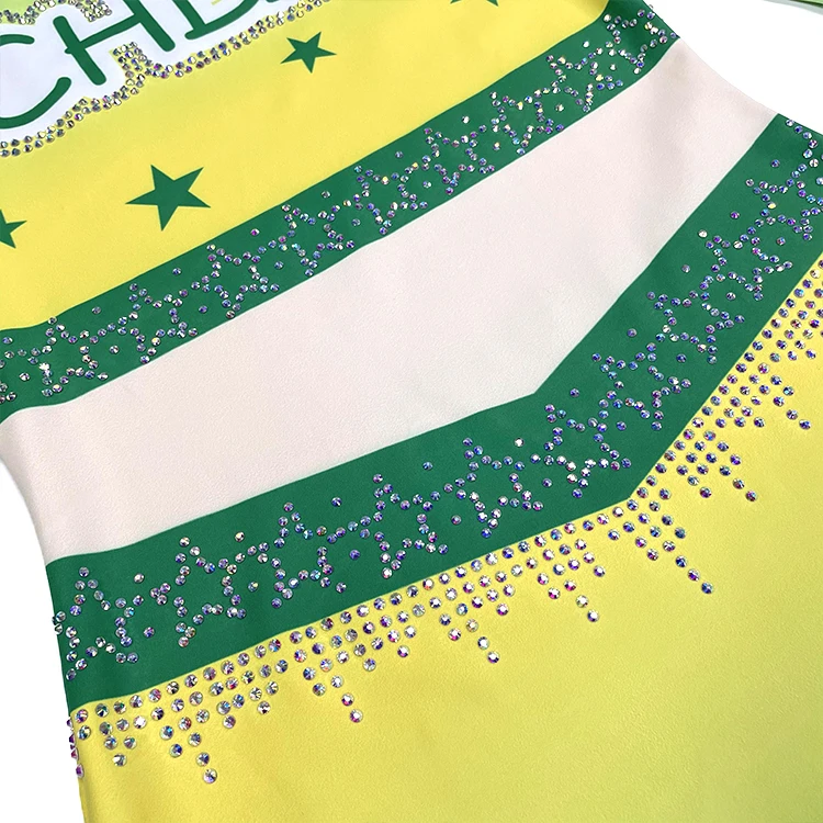 Uniformes de porristas personalizados, práctica de actuación, vestido de baile de animadora, trajes de animadora