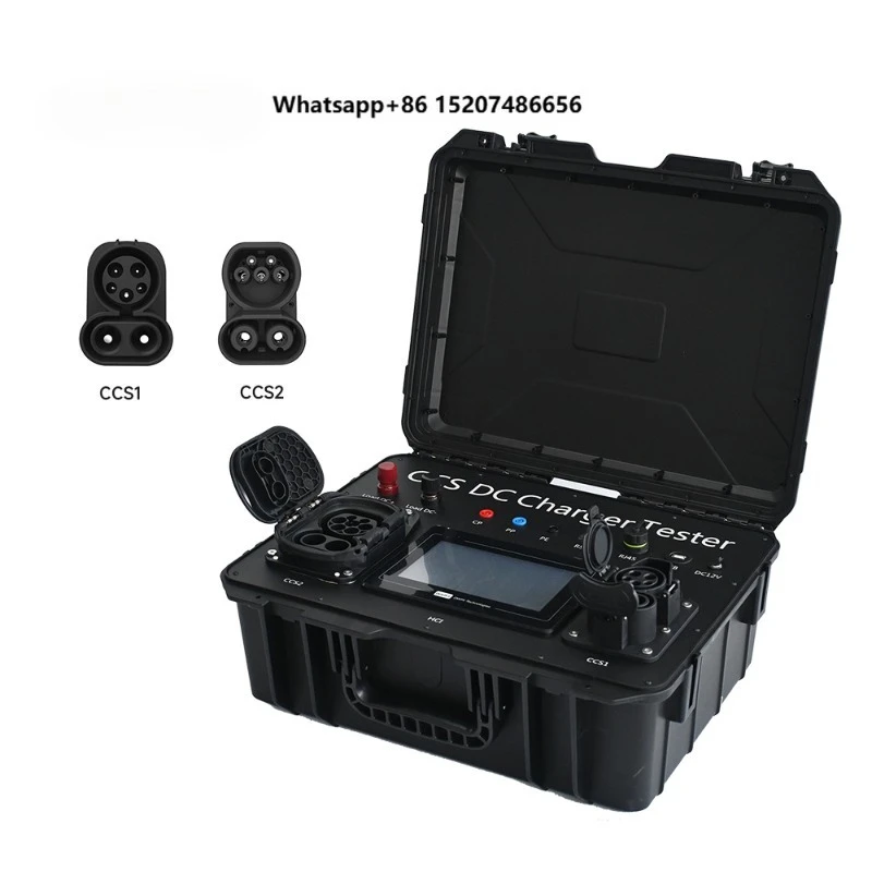 High Precision CCS2 CCS1  DC EV Charger Simulator Tester Electric Vehicle Charging Pile Testing New IP55