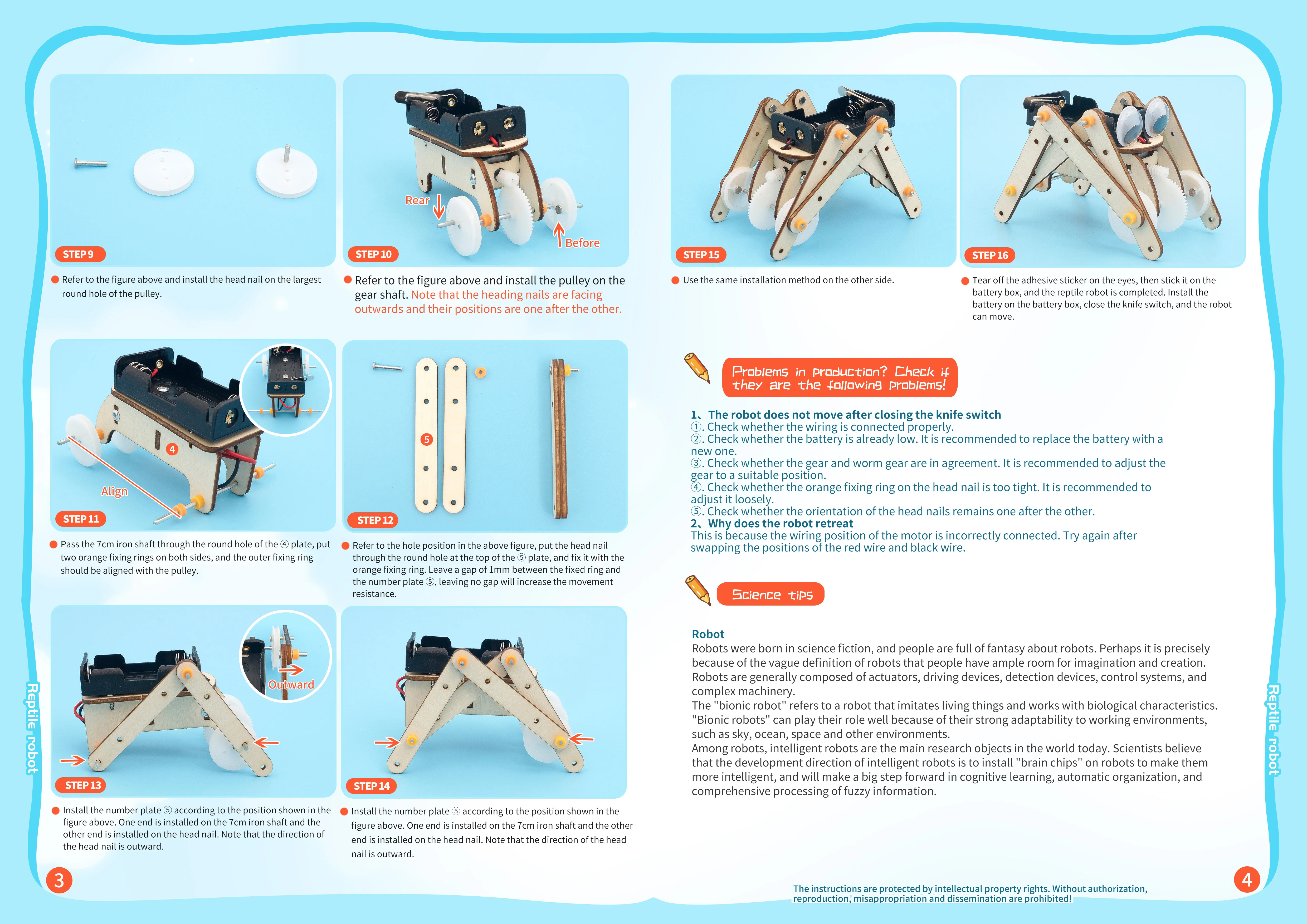 DIY Spider Robot STEM Brinquedos para Crianças, Tecnologia Ciência Experimental Tool Kit, Aprendizagem Educacional Puzzle de Madeira, Auxílio de Ensino