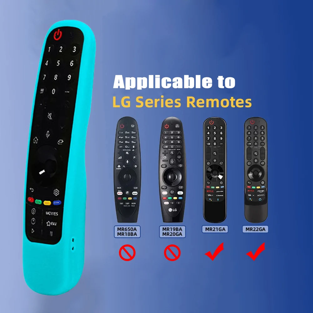 Silicone Remote Controller Cases Protective Covers For LG Smart TV Shockproof Remote Control AN-MR21GC AN-MR21GA AN-MR21N