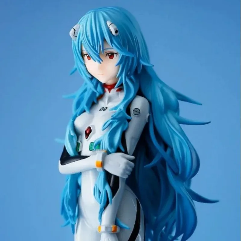 Ayanami Long Hair Ver Figure GSC POP UP PARADE White Plugsuit PVC Model Gift