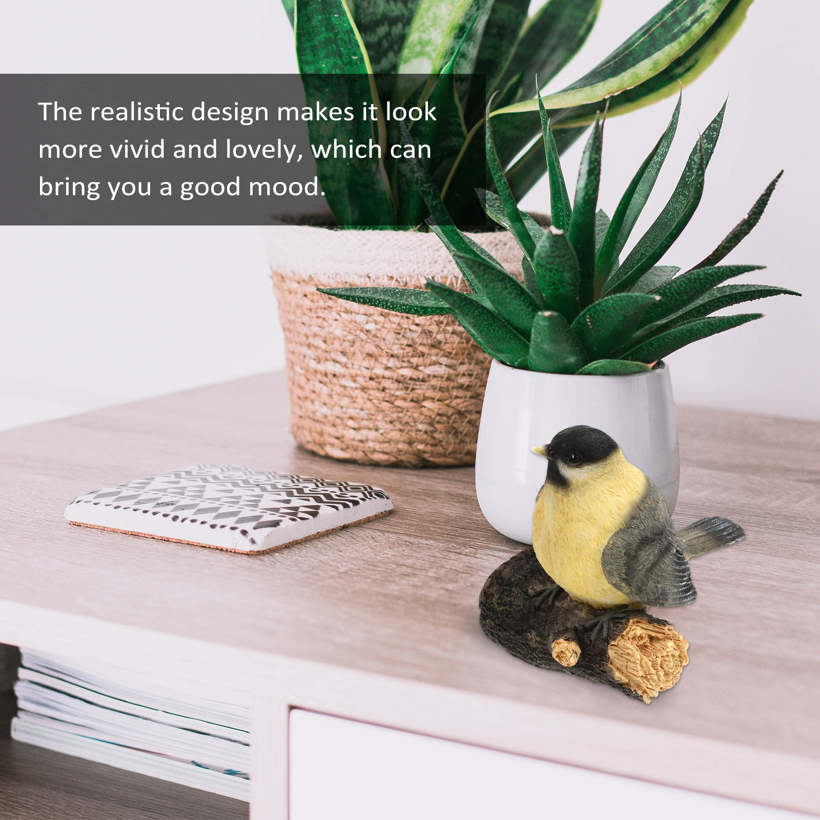 

Simulation Bird Ornament Affordable Decor Figurines Home Decorations Miniature Decorative Resin Courtyard Ornaments