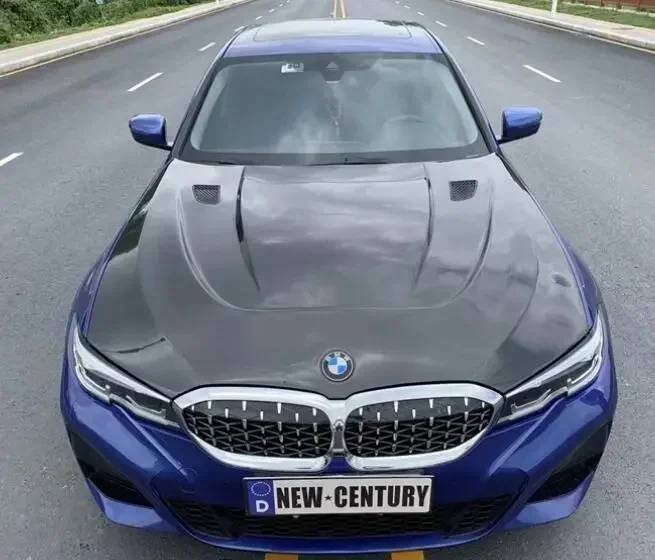 

Новинка! Крышка из углеродного волокна для BMW G20 G28 2018 2019 2020 2021 2022 3Series Передняя Крышка вентиляционного отверстия капота двигателя