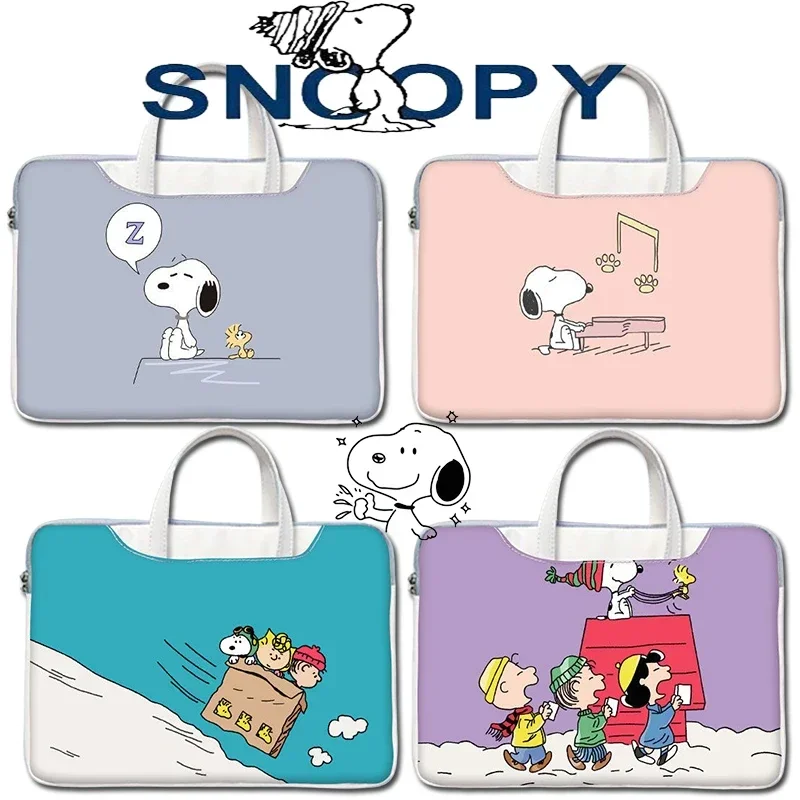 Torba na laptopa Snoopy Fashion Casual Torba na laptopa 13 14 15 15.6 17-calowa Macbook Air Pro Apple Dell Teczka HP Torebka na ramię