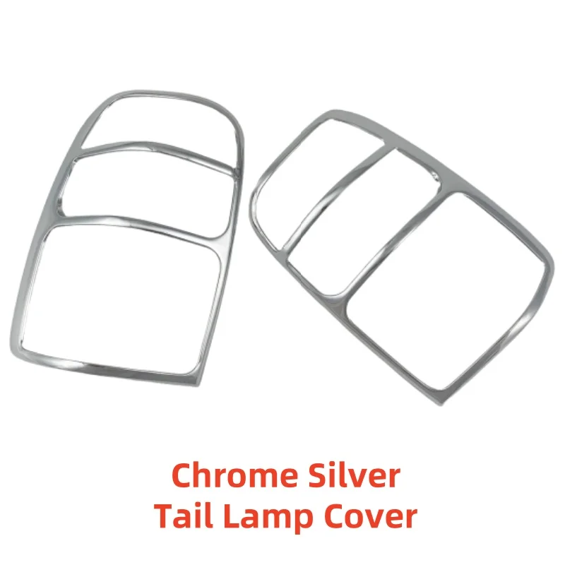 

Car upgrade Chrome Car Accessories Decoration Rear Tail Lamp Covers Trim Paste Style For Toyota Hilux Surf 2000 2001 2002 2003
