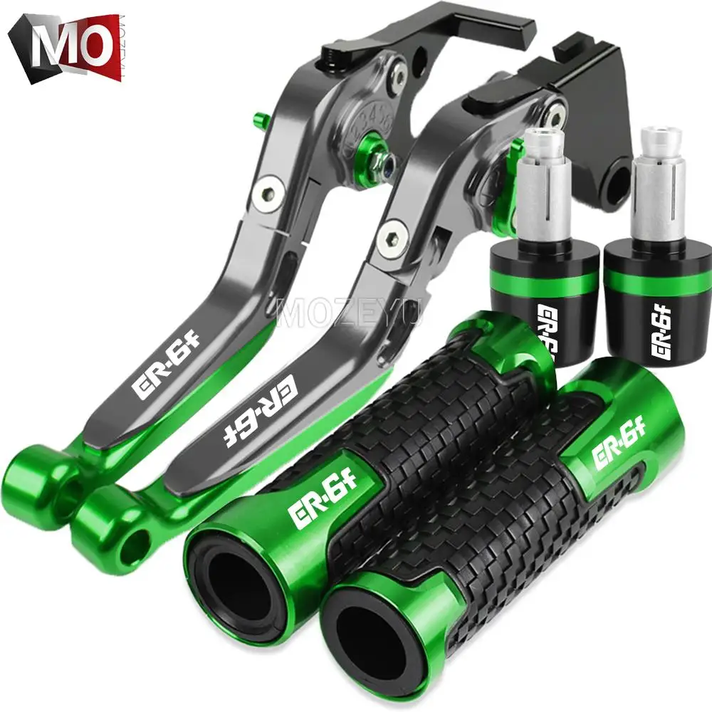 For KAWASAKI ER6F ER 6F ER-6F 2006 2007 2008 Clutch Lever Brake Lever Set Adjustable Handle Levers Motorcycle Hand Grips Ends - view 4