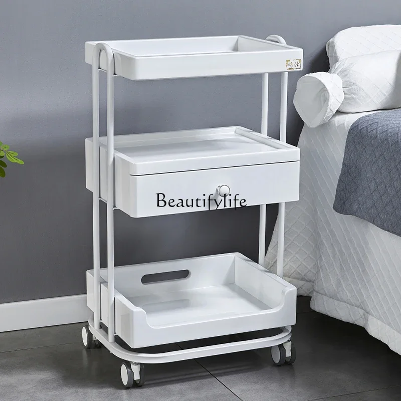 

12High-end light luxury beauty vehicle, special mobile tool rack for beauty salons