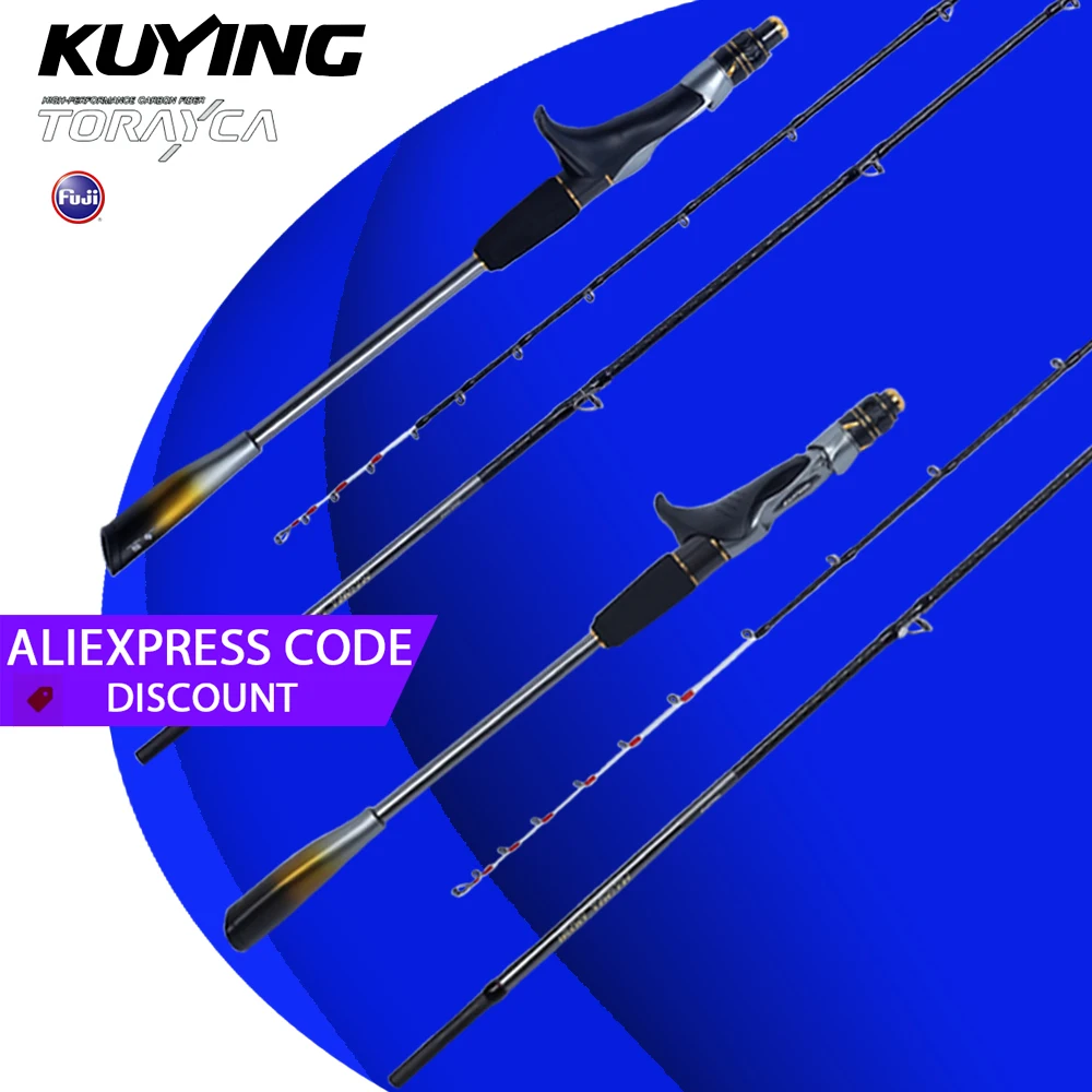 

CHOICE KUYING IRON TEETH Tenya Fishing Rod 170cm 180cm 60-250g Spinnning Casting General Carbon Boat Salt Water Shrimp Lure
