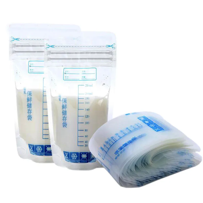 Breast milk storage bag 30 pieces/bag Baby Food Storage 250ml Disposable Practical and convenient breast milk Freezer Bags