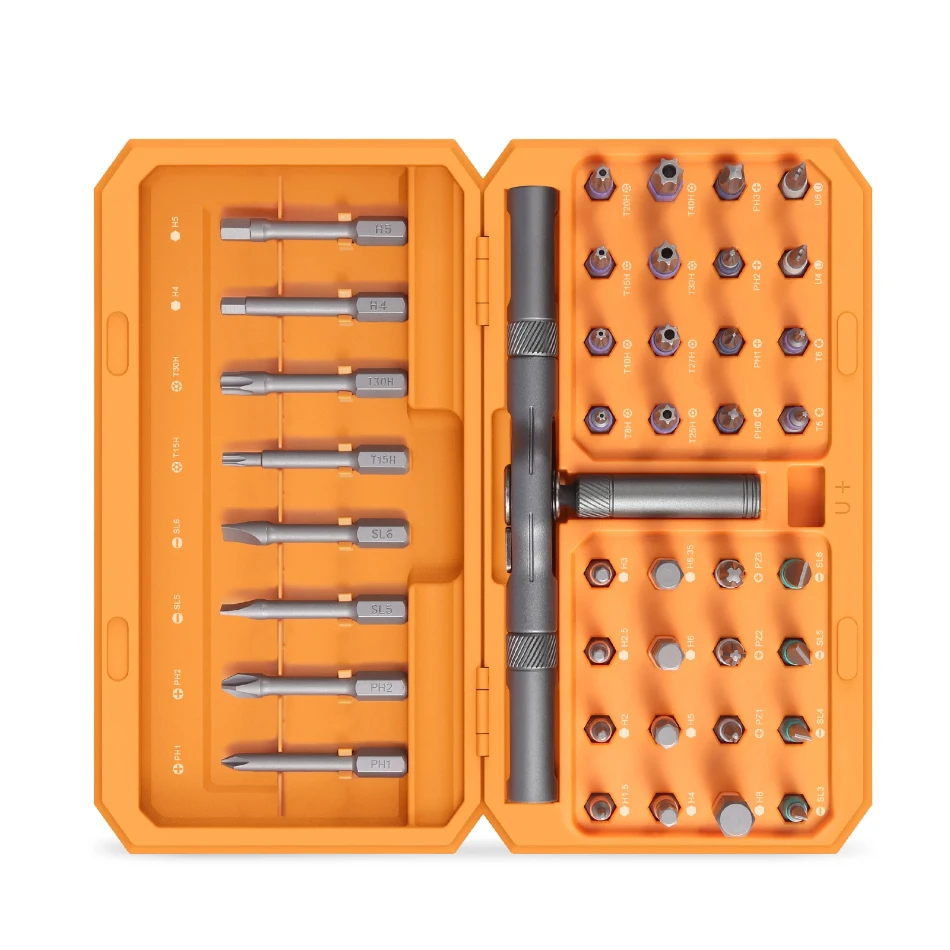 

Ratchet Screwdriver Set 42 in 1 Screwdriver Set Magnetic Repair Tool Kit with Rotatable Ratchet Handle for Home Appliances