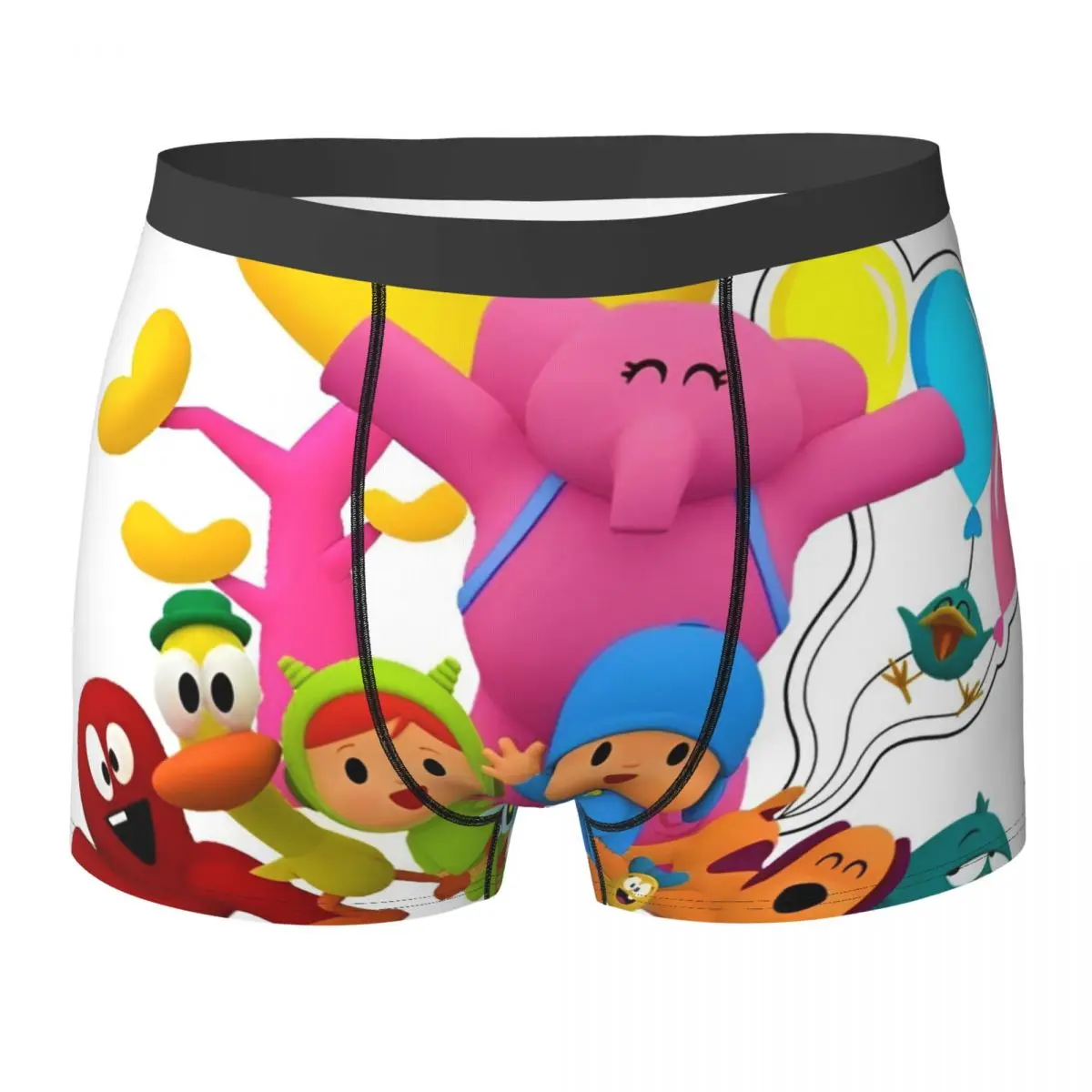 

Plush Dolls P-POCOYO Underwear Classic Panties Print Boxer Brief For Male 3D Pouch Oversize Boxershorts