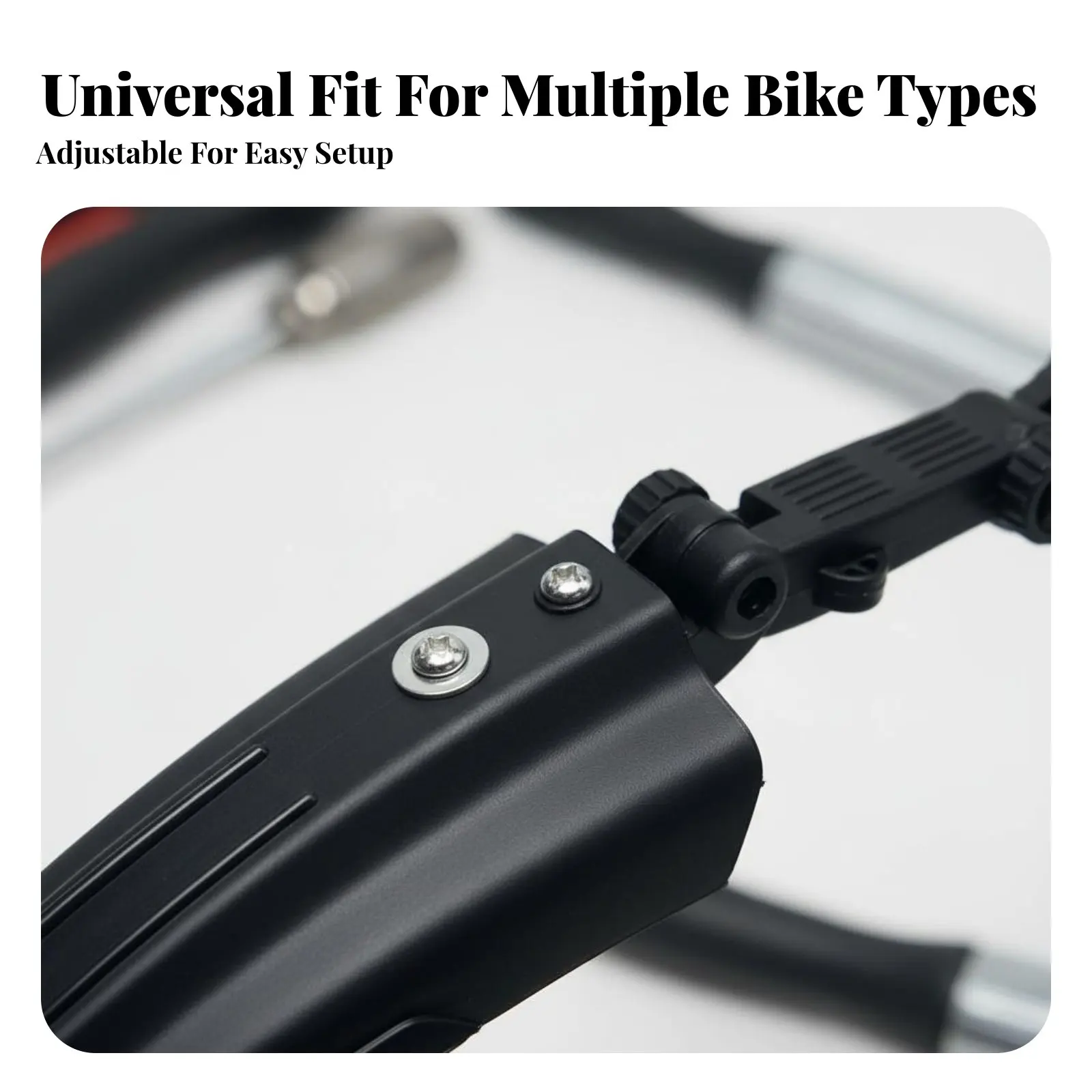 

2 Pieces Mountain Bike Mudguard Set Wide Coverage Mountain Bike Fenders Front and Rear Mudguards Widened Design for Trail Riding