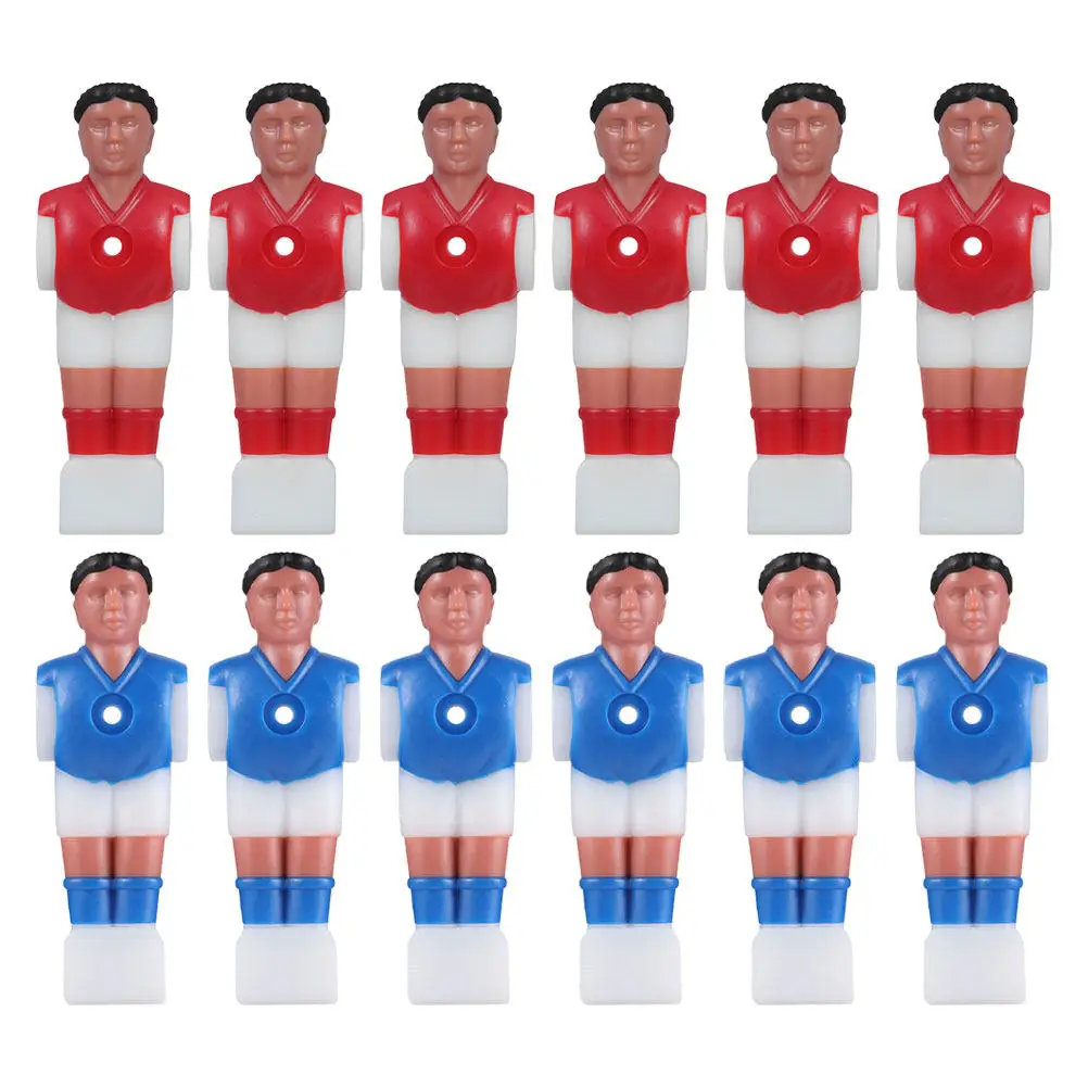 

Набор из 12 фигурок для настольного футбола, сменные элементы, легкая установка, компактные и легкие, для дома, офиса, вечеринок и развлечений