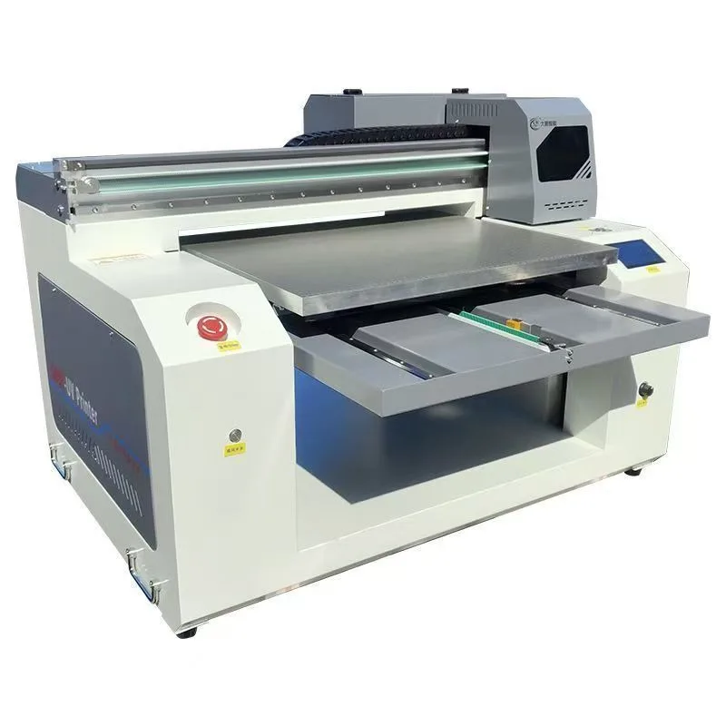 Small UV printer, flat printing intelligent integrated brush machine, advertising inkjet crystal label equipment multi-function