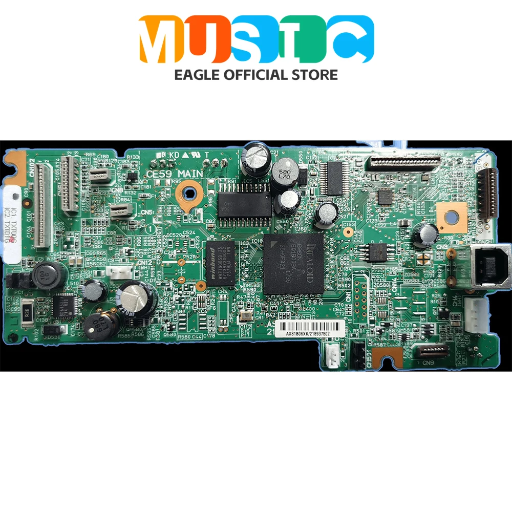 Original Formatter Main MotherBoard For Epson xp440 442 445 435 430 The cracked version does not require a chip