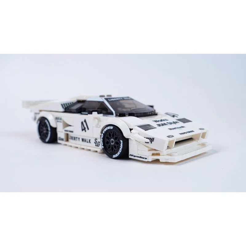 

MOC-177900New Classic Iconic F40 Sports Racing Car Building Block Model346Parts Boys' and Children's Birthday Building Block Toy