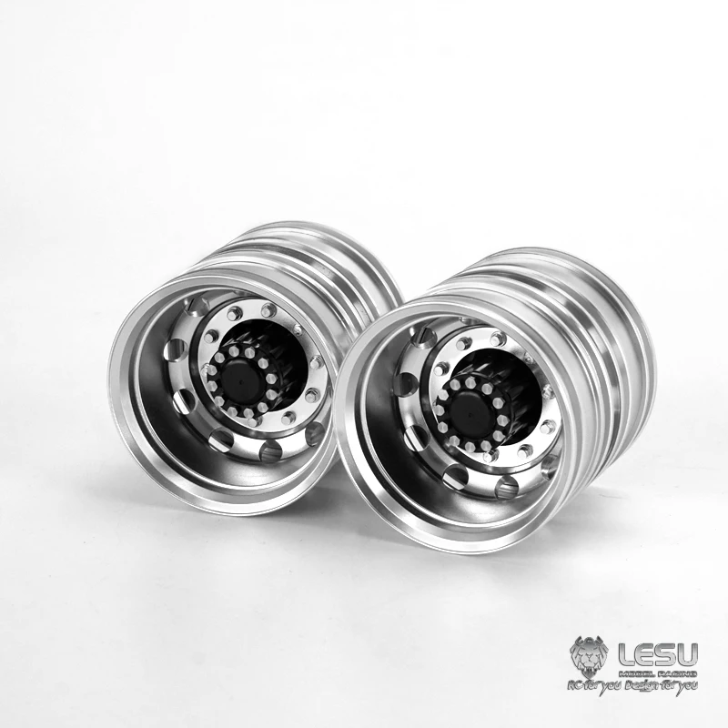 1/14 RC LESU Metal Rear Wheel Hub Tamiyay Fh12 Fh16 Tractor Truck Axle Hex Outdoor Toys TH15095