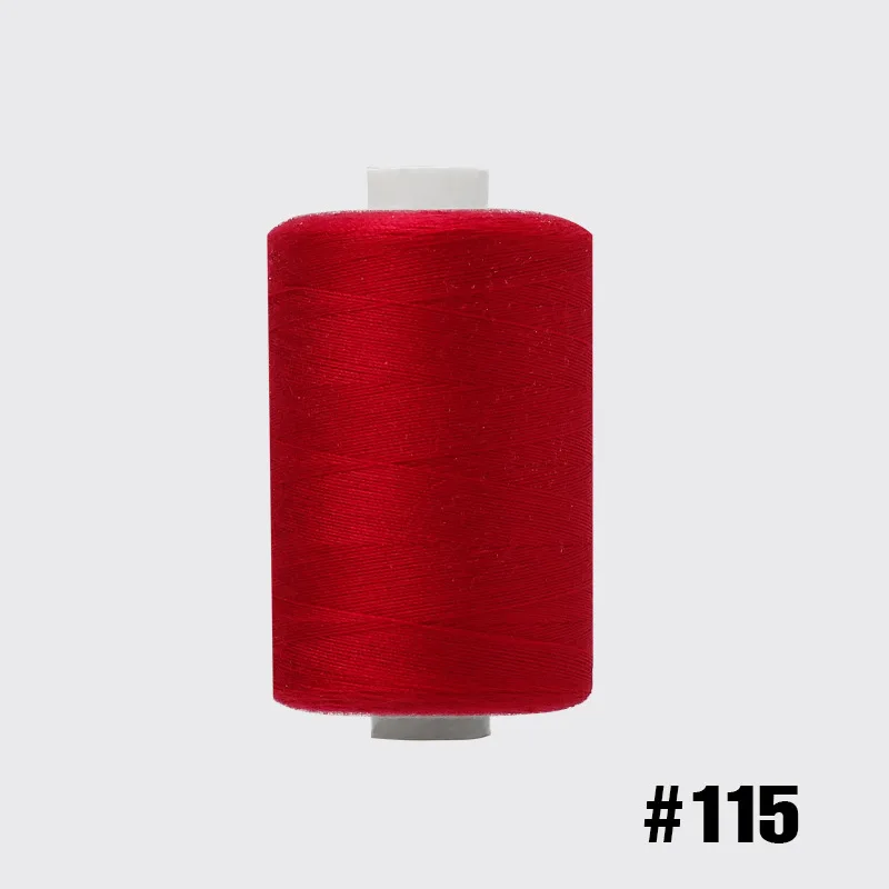 1 Roll 1000 Yards Colored Thread For Household Sewing, Red Color Series, Multifunctional Polyester 402 Sewing Thread