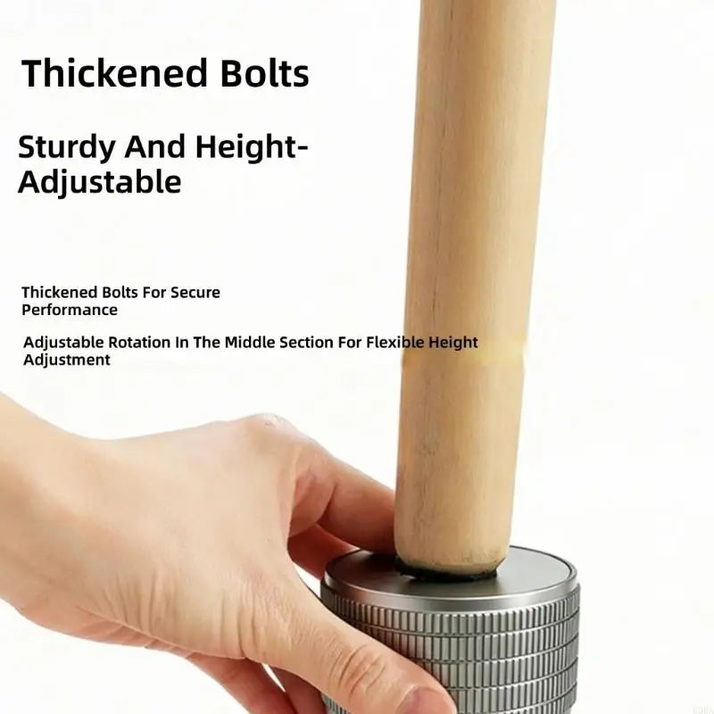 Furniture Height Adjustable Support Feet Heavy Type Aluminum Alloys Bed Frame Risers Nonslip Base Leg Extenders 