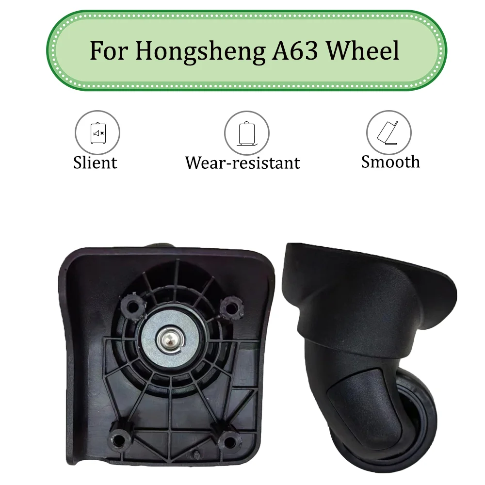 

For Hongsheng A63 Universal Wheel Trolley Case Wheel Replacement Luggage Pulley Sliding Casters Slient Wear-resistant Repair